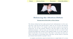 Desktop Screenshot of abortion.wholesomebalance.com